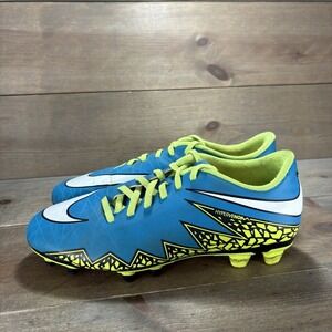nike hypervenom 2 fg womens size 8 soccer cleats blue athletic shoes